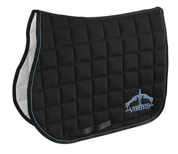 Veredus czaprak skokowy Saddlecloth Microfiber Jumping - czarny/niebieski