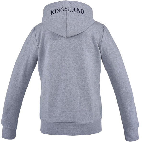 Bluza Kingsland Classic Unisex Sweat Jacket - szara