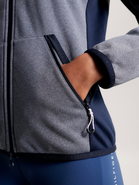 Softshell Tommy Hilfiger Equestrian London - szary melange