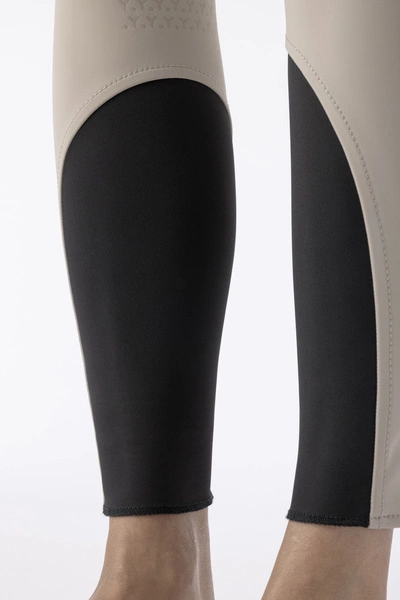 Damskie bryczesy Equiline Ceriek z pełnym lejem X-Grip - beżowe