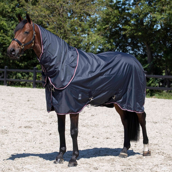 Kingsland derka z kapturem Classic Primary Turnout Rug 0 g - granatowa