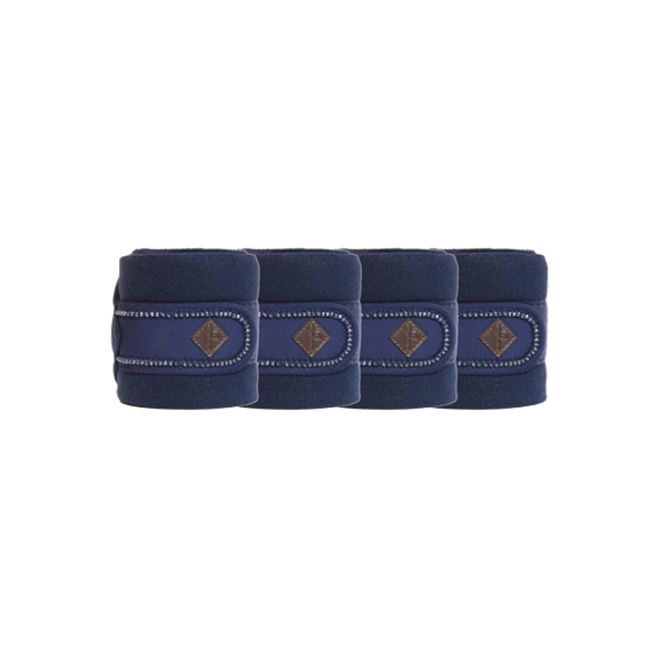 Kentucky bandaże Polar Fleece Pearls - granatowe