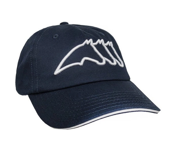 Czapeczka z daszkiem Equiline Logo Oscar - granatowa