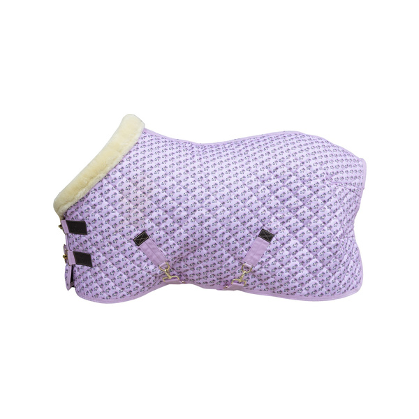 Kentucky derka stajenna Show Rug Sammy 160 g - różowa w koniki