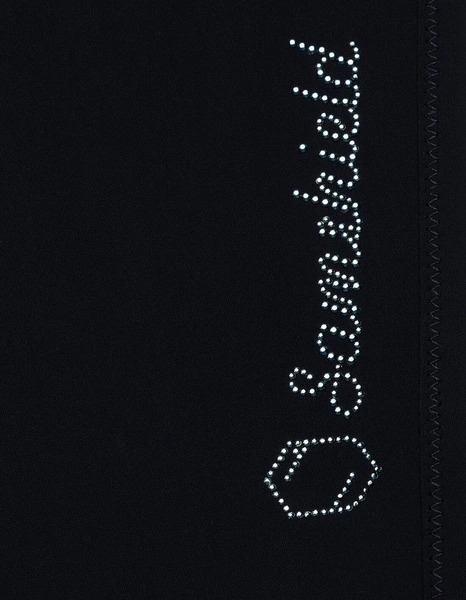 Damskie bryczesy Samshield Adele z kolanowym lejem - granatowe