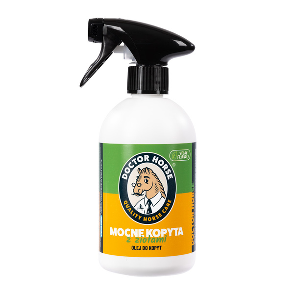 Olej do kopyt Doctor Horse Mocne kopyta Ziołowe Spray  500ml