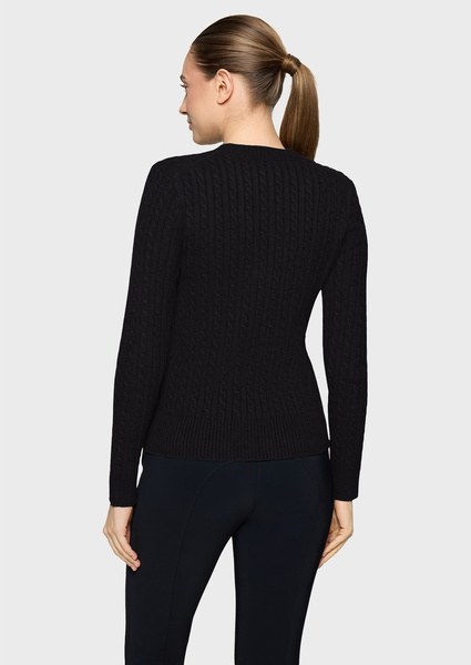 Sweter Samshield Lisandra Twisted - czarny