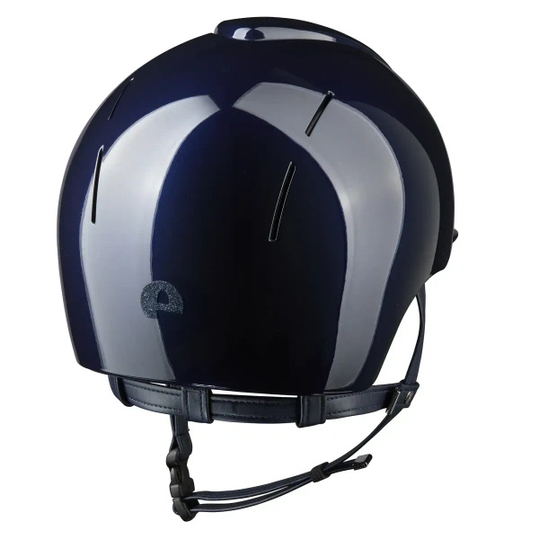 Kask KEP Smart NOVA Polish Star Blue - granatowy z granatowymi paskami