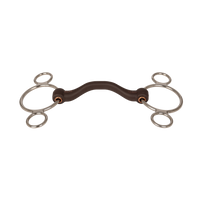Velari wędzidło 3 Rings Bit with Tongue Port Soft 20 mm