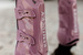 Kentucky Bamboo Tendon Boots Elastic na przednie nogi - różowe
