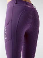 Legginsy z wysokim stanem Equiline Steref - fioletowe