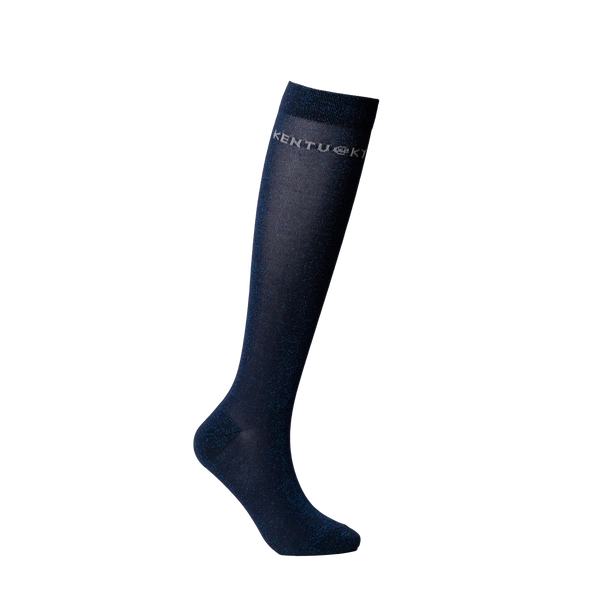 Trzypak skarpetek Kentucky Glitter - granatowe