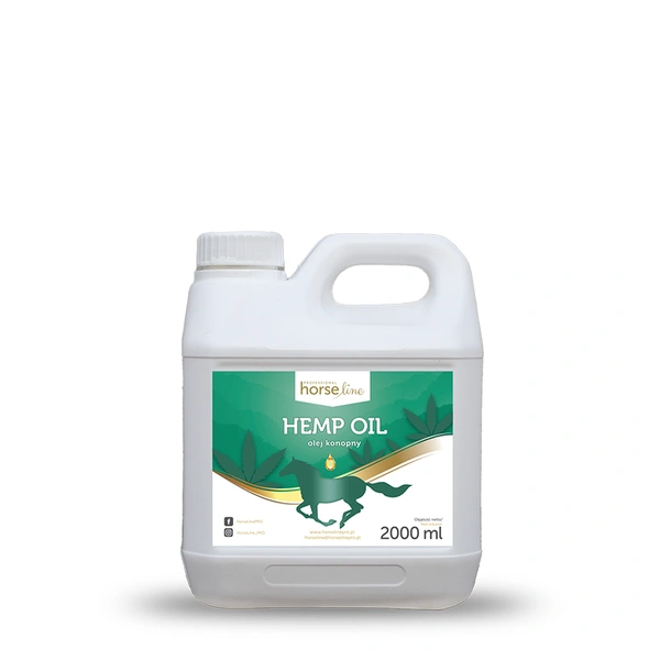 HorseLinePRO Hemp Oil - olej lniano-konopny 2000ml