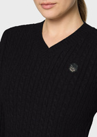 Sweter Samshield Lisandra Twisted - czarny