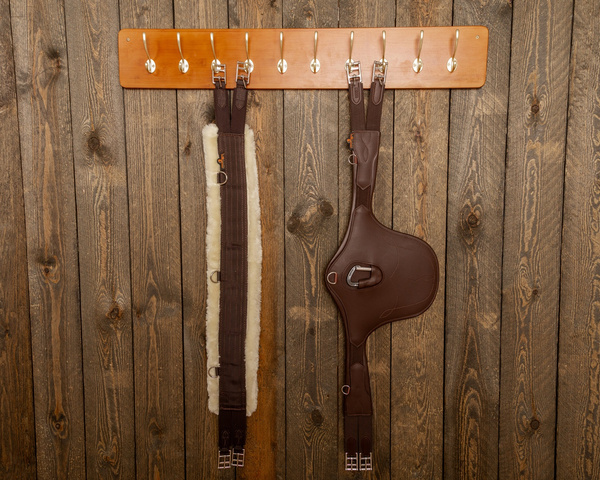 Drewniana wieszak z 10 haczykami - Kentucky Grooming Delux