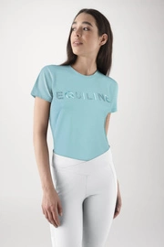 T-shirt Equiline Gelig - miętowy