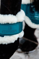 Kentucky Vegan Sheepskin Young Horse Fetlock na zadnie nogi - szmaragdowe