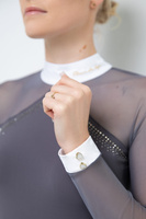 Koszula konkursowa Fleur de Lys Equestrian Molly Spark - szara