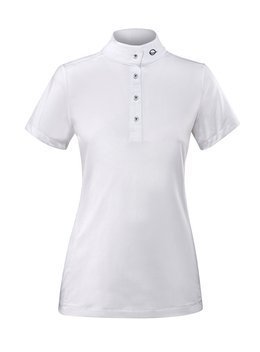 Damska koszula konkursowa z krótkim rękawem Dorothy Eqode by Equiline - biała